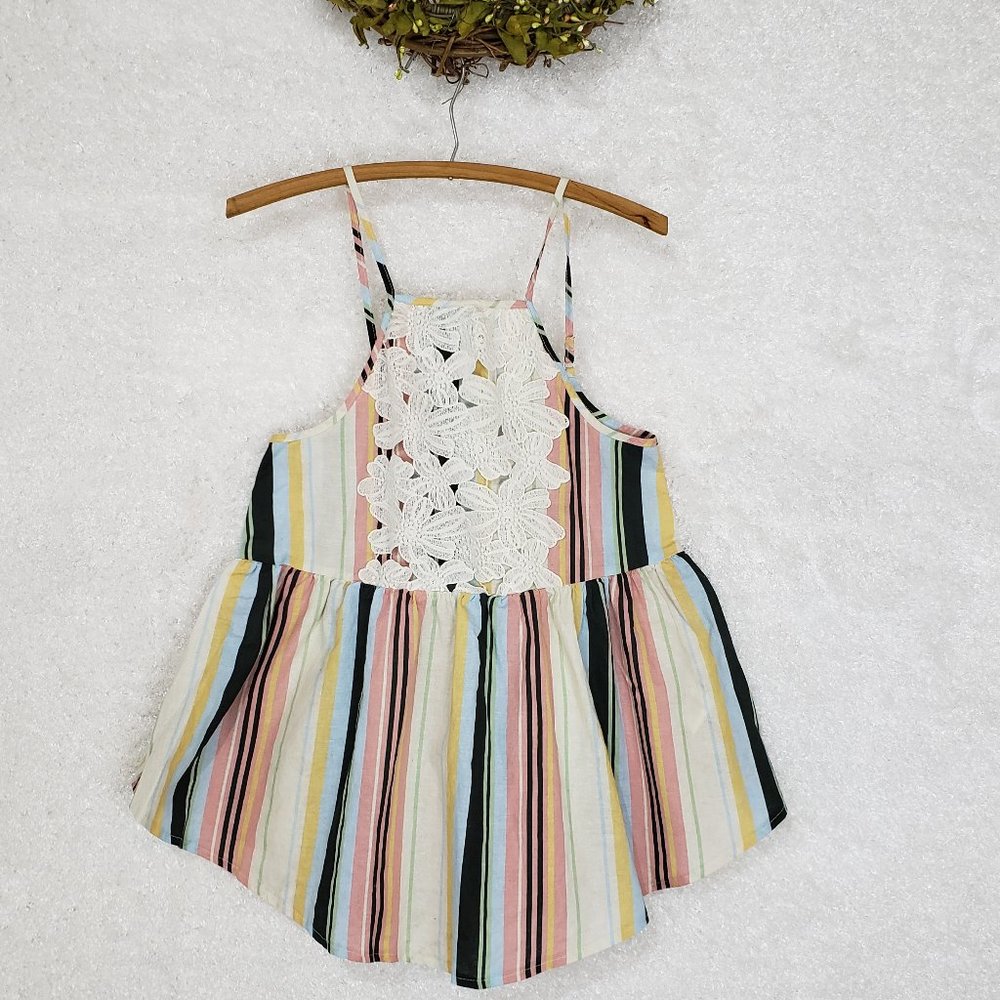 Skylar & Jade Buckle Peplum Tank